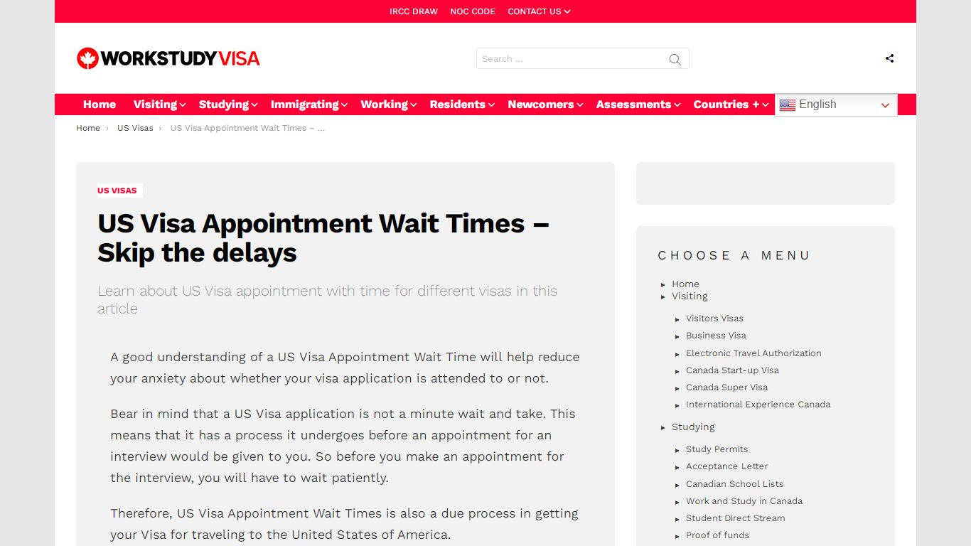 US Visa Appointment Wait Times – Skip the delays