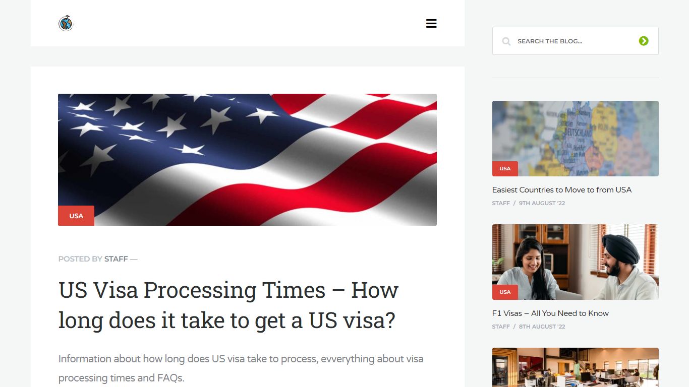 US Visa Processing Times - How Long Does It Take to Get?